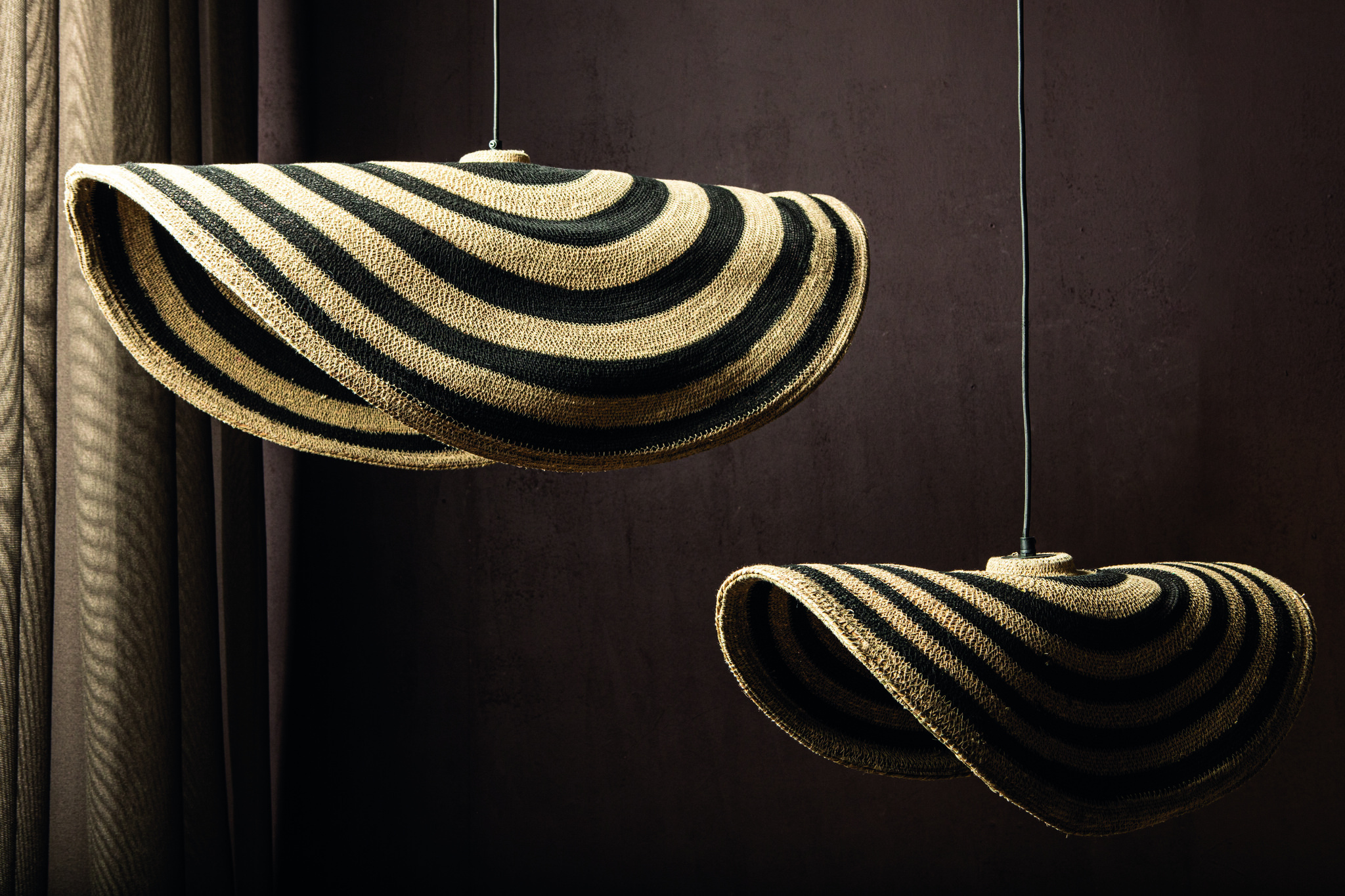 PTMD Loulou Golvende Hanglamp S | H11 x B61 x D41 cm