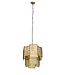 PTMD Loucas Hanglamp S | Messing | Glas | H48 x D42 cm