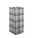 PTMD Layra Wit Melkglas Tafellamp Antiek Hoog