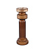 PTMD Fadri Bronzen glazen kaarsenhouder M