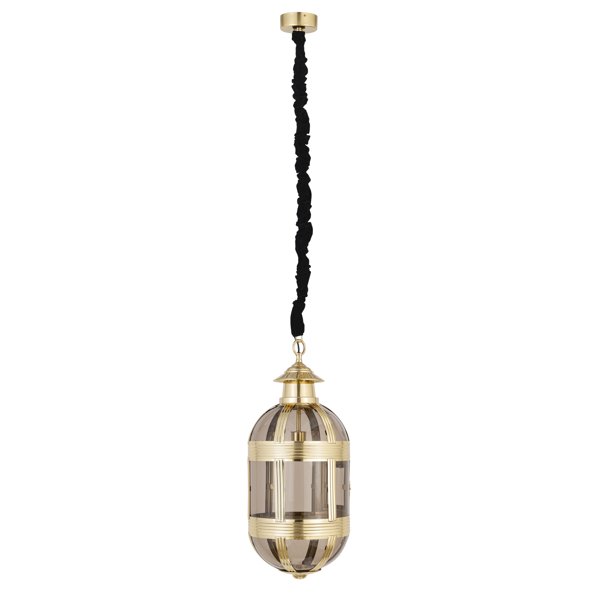 PTMD Hanglamp Mikk | Antiek Lusterglas | H71 x D31 cm
