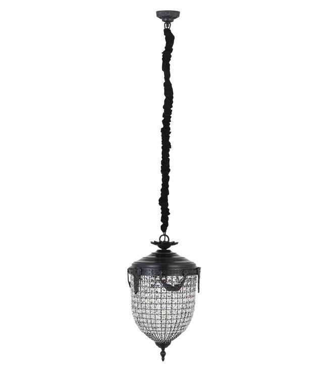 PTMD Lidde Kristal Plafondlamp S | H70 x D37 cm