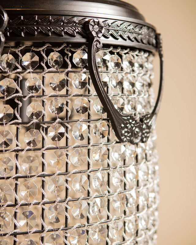 PTMD Lidde Kristal Plafondlamp S | H70 x D37 cm