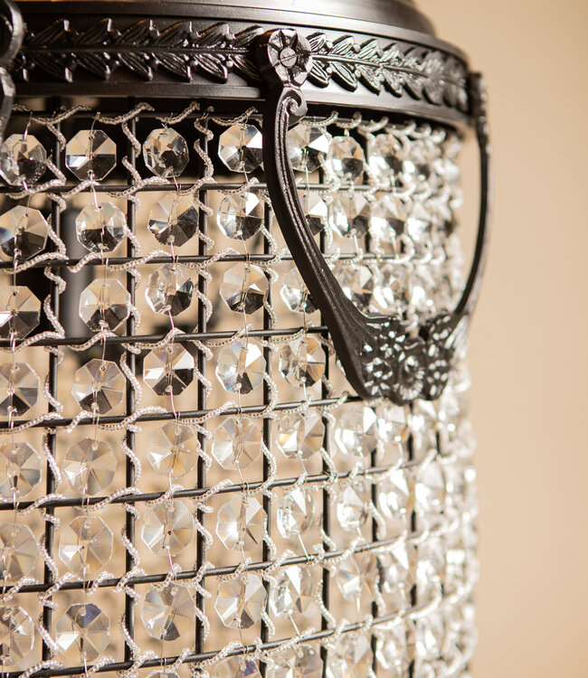 PTMD Lidde Kristal Plafondlamp S | H70 x D37 cm