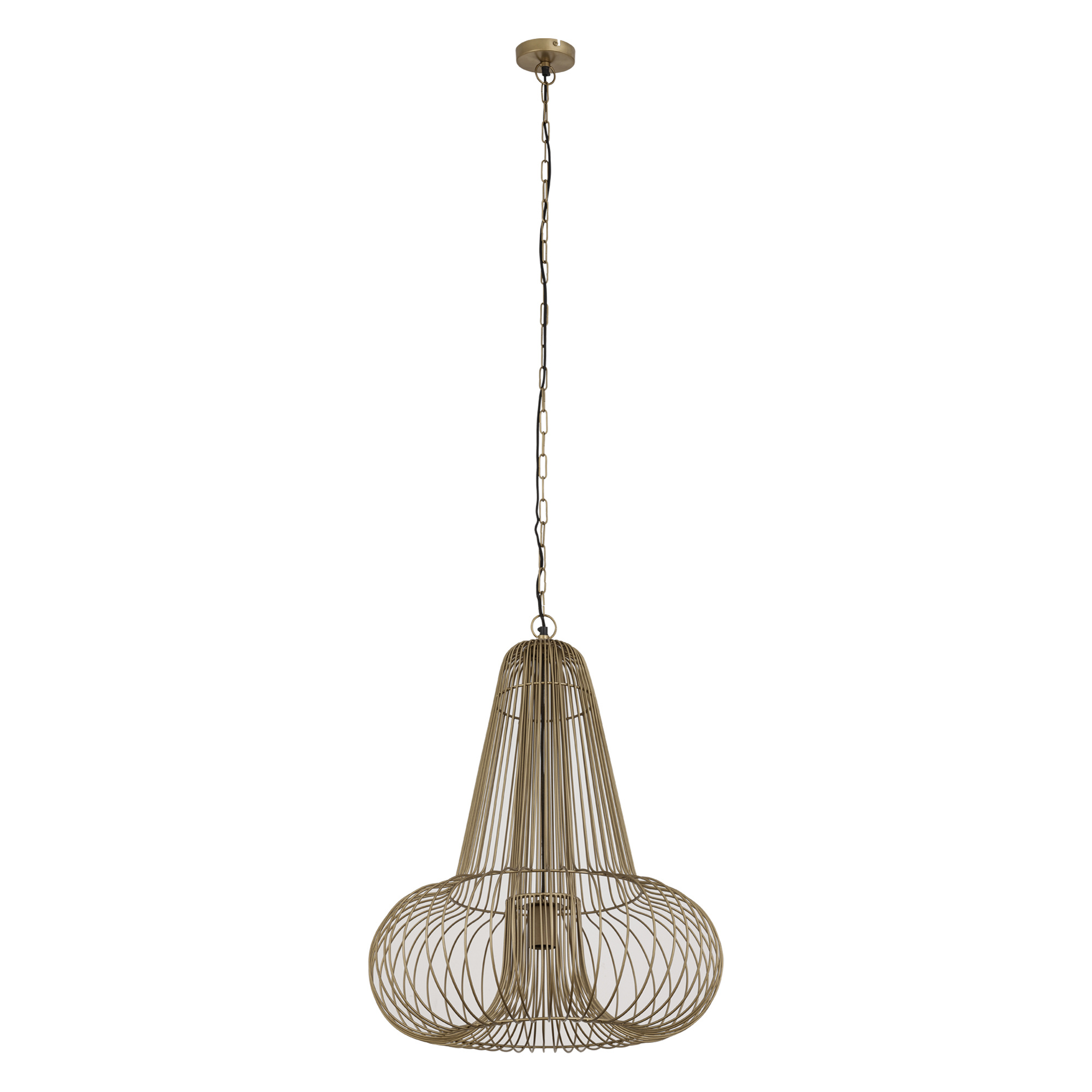 PTMD Aluesi Antieke Hanglamp | Messing | H65 x D55 cm