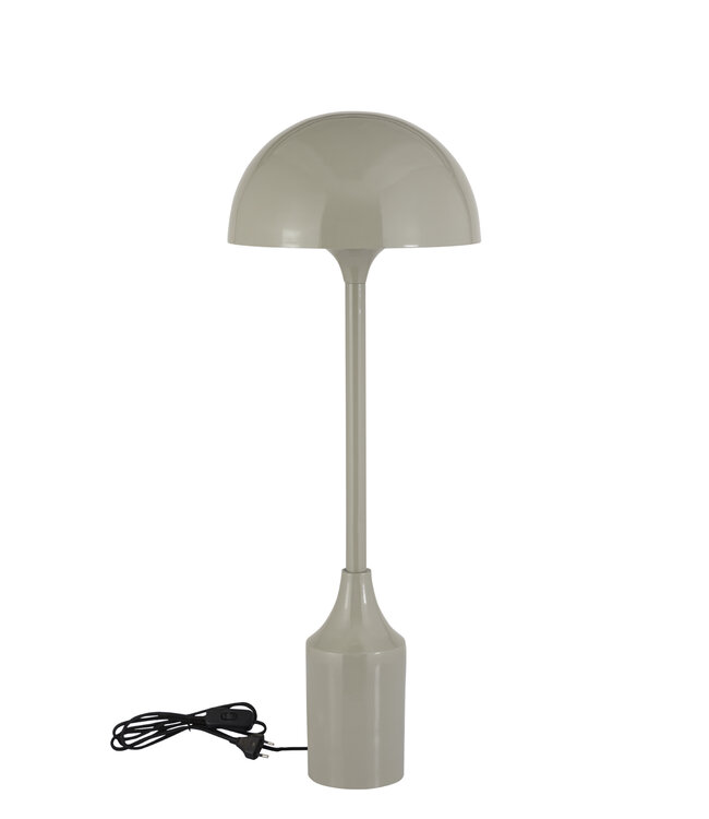 PTMD Tanaiya Tafellamp | Crème | IJzer | H80 x D31 cm