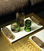 PTMD Wit Marmeren Dienblad | Gouden Handvaten | H5 x B30 x D23 cm