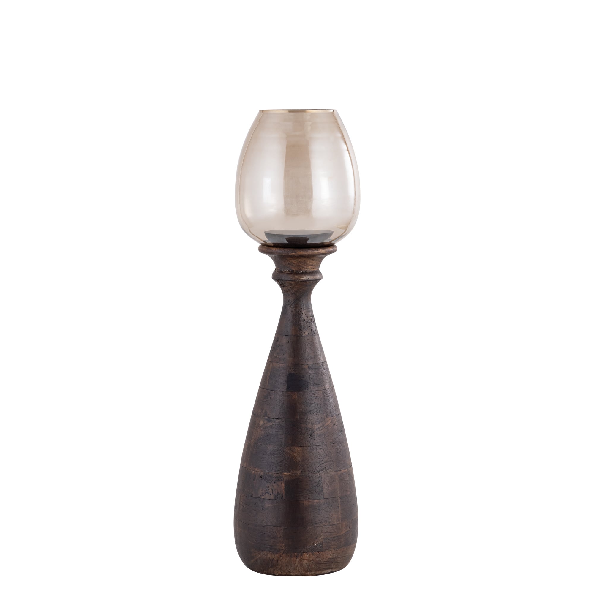 PTMD Midi Stormlicht S | Bruin Mangohout | H67 x D17 cm