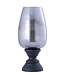 PTMD Qez Zwart Mangohout Stormlicht Rookglas XL