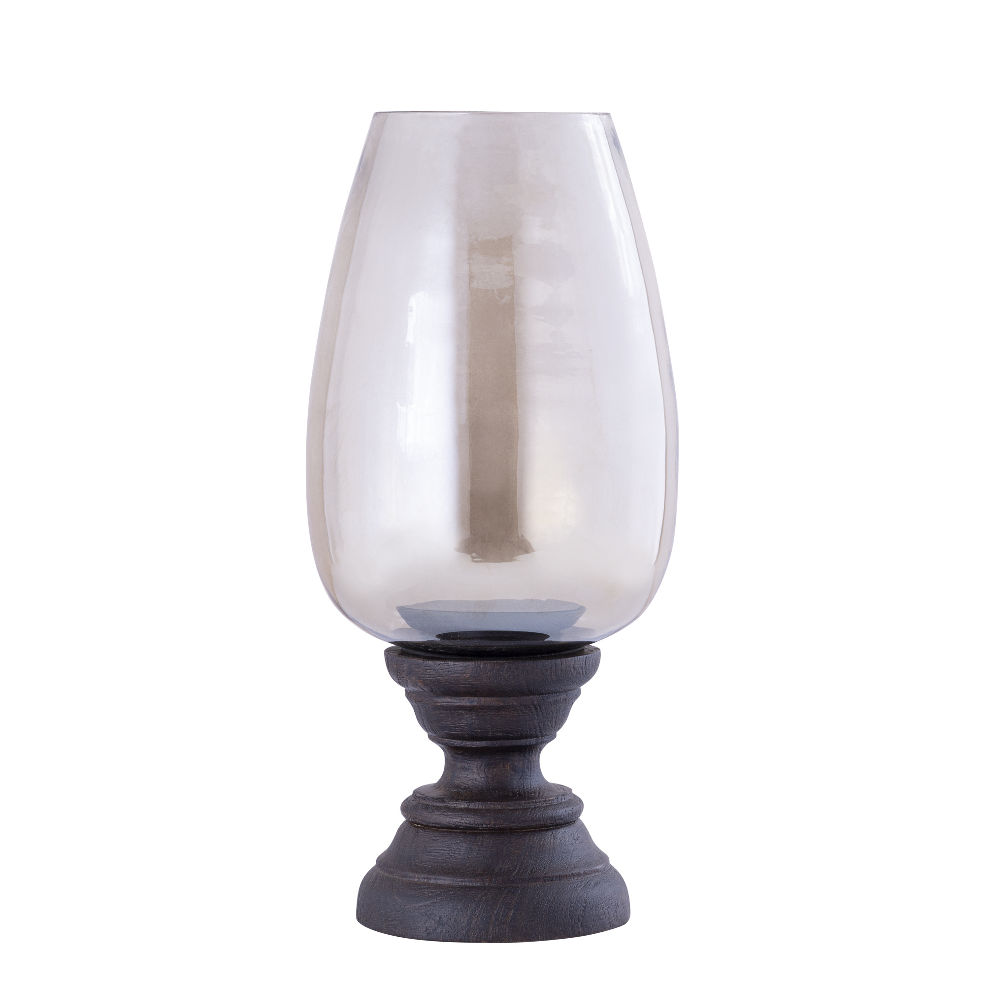 PTMD Qez Bruin Mangohout Stormlicht Rookglas XL