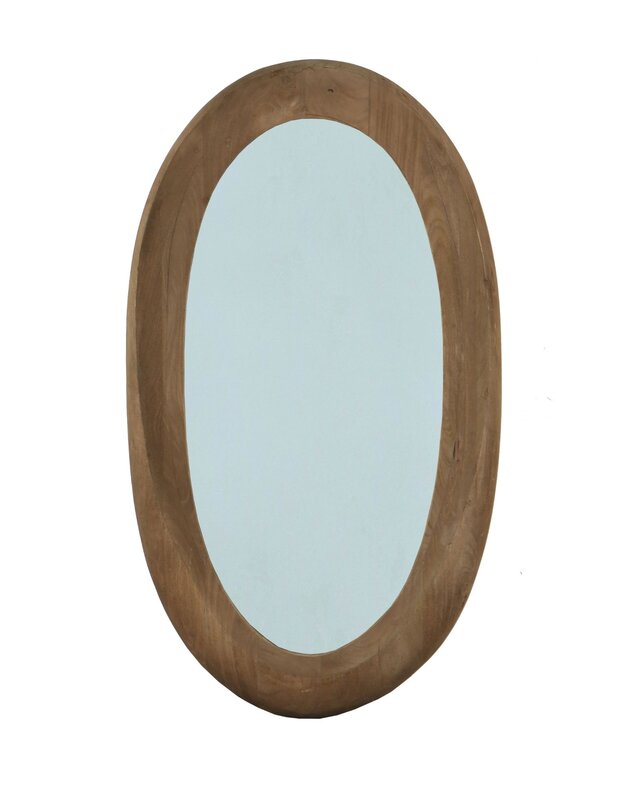 PTMD Noam Spiegel | Bruin | Mangohout | H120 x B68 cm