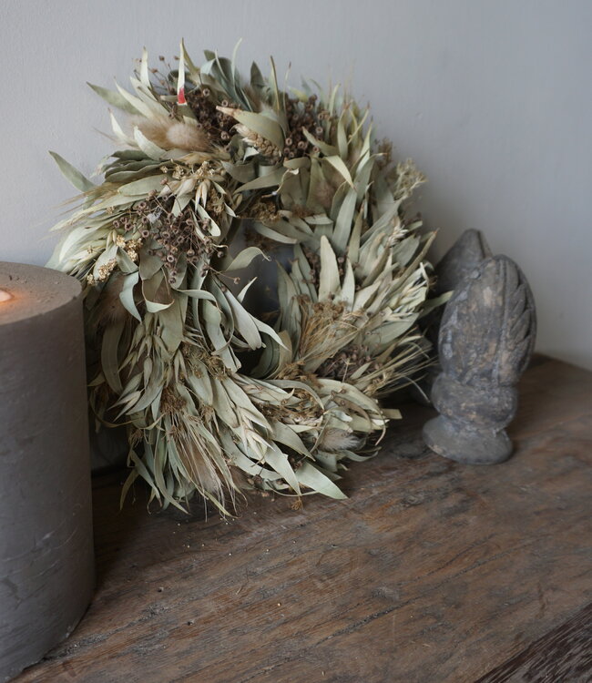 Rene Houtman Krans Harvest | Naturel | D30 cm