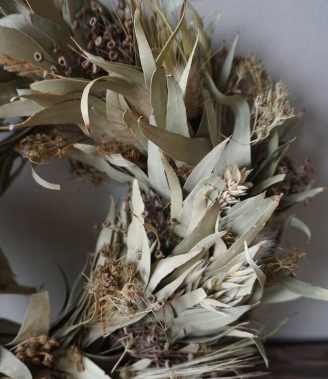 Rene Houtman Krans Harvest | Naturel | D30 cm