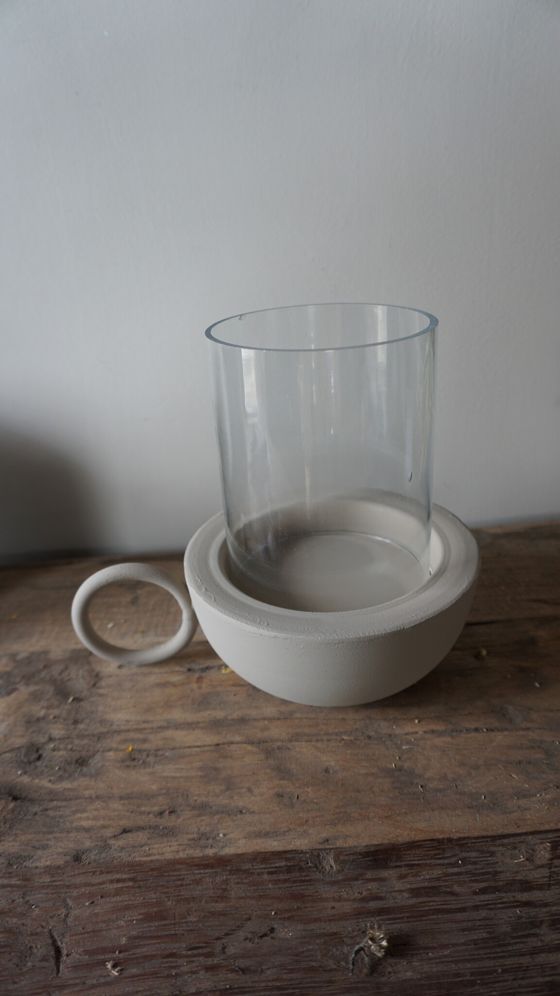 Rene Houtman Lantaarn Rajuna | Rond | Sand | H17 x D15 cm