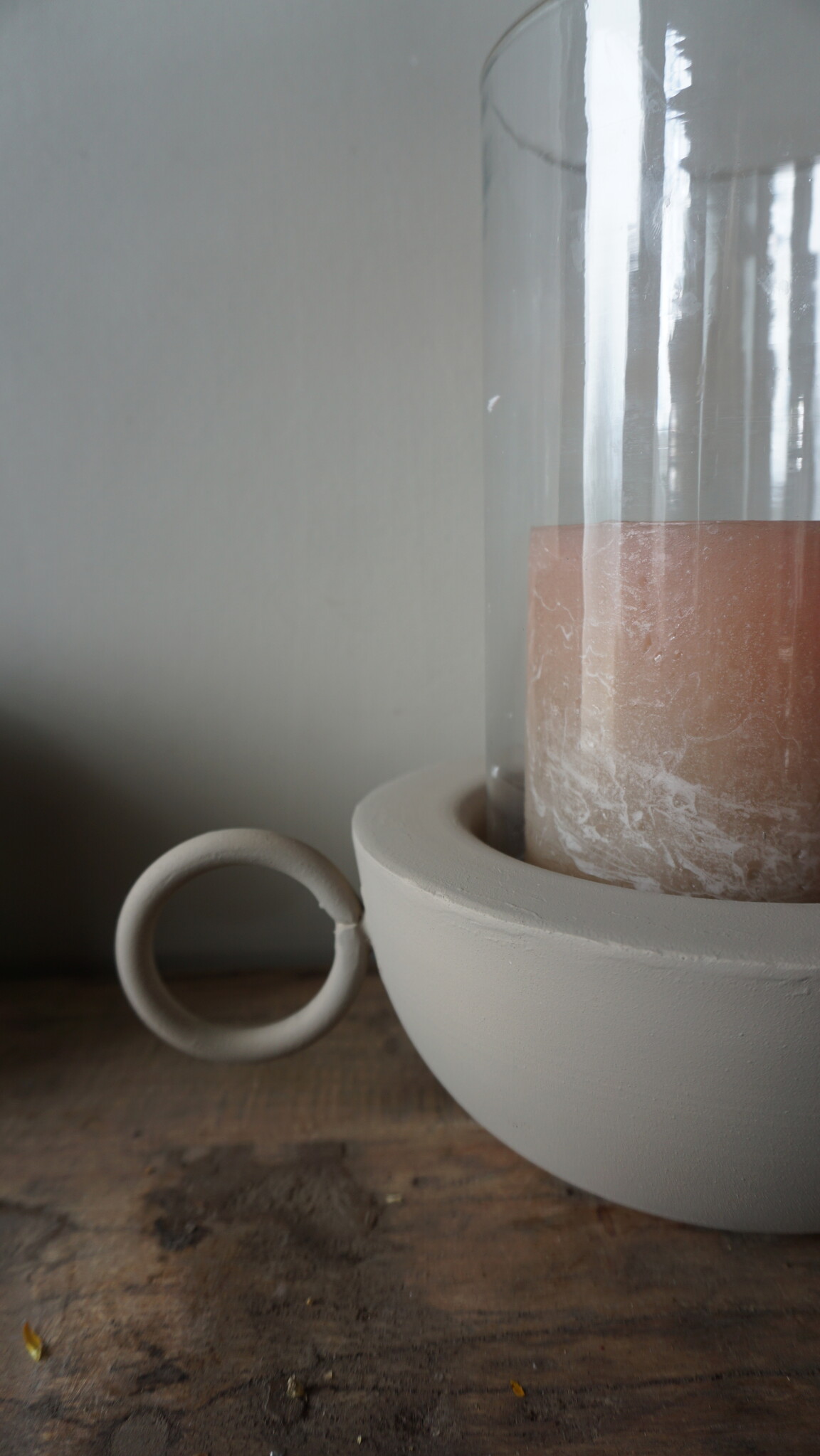 Rene Houtman Lantaarn Rajuna | Rond | Sand | H27 x D20 cm
