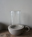Rene Houtman Lantaarn Rajuna | Rond | Sand | H27 x D20 cm
