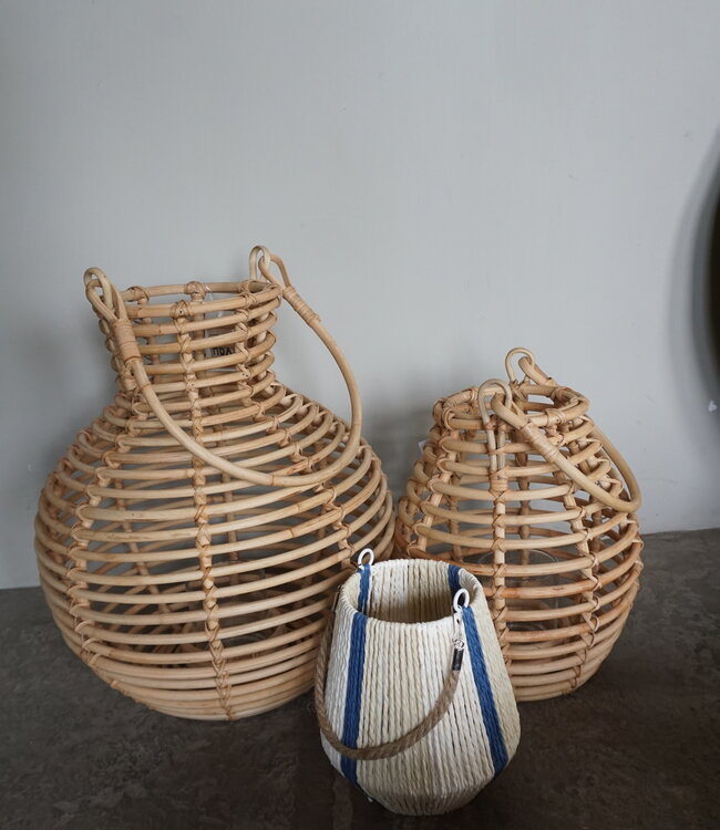 Rene Houtman Lantaarn Culos | Naturel | H34 x D27 cm
