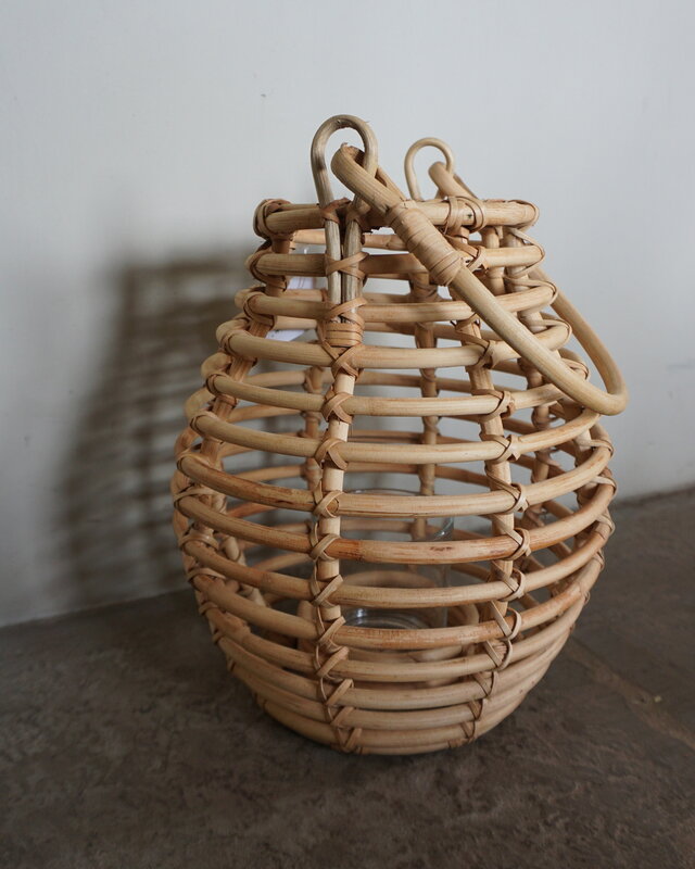 Rene Houtman Lantaarn Culos | Naturel | H34 x D27 cm