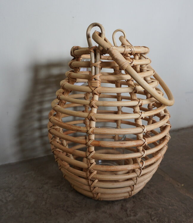 Rene Houtman Lantaarn Culos | Naturel | H34 x D27 cm