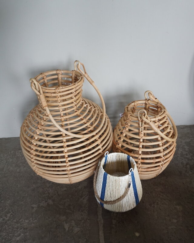Rene Houtman Lantaarn Culos | Naturel | H47 x D39 cm