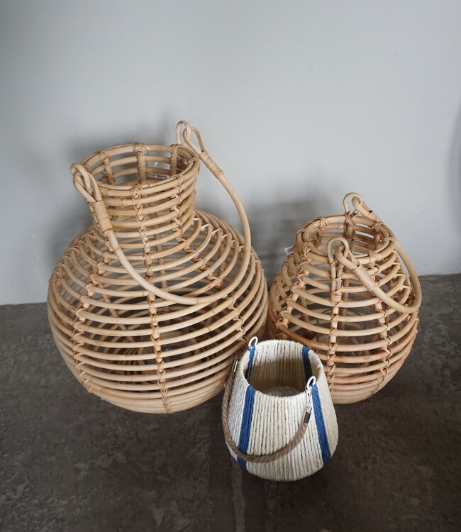 Rene Houtman Lantaarn Culos | Naturel | H47 x D39 cm