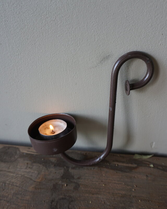 Rene Houtman Theelichthouder/Glashaak Haiki | Metaal | 16 cm