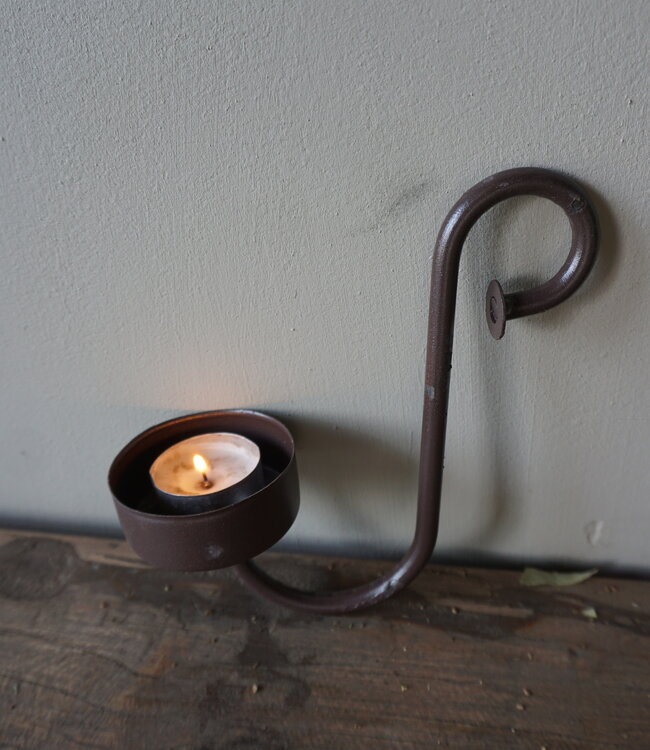 Rene Houtman Theelichthouder/Glashaak Haiki | Metaal | 16 cm