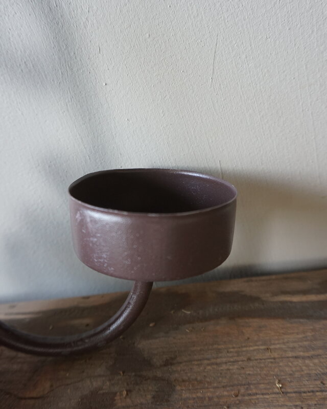Rene Houtman Theelichthouder/Glashaak Haiki | Metaal | 16 cm
