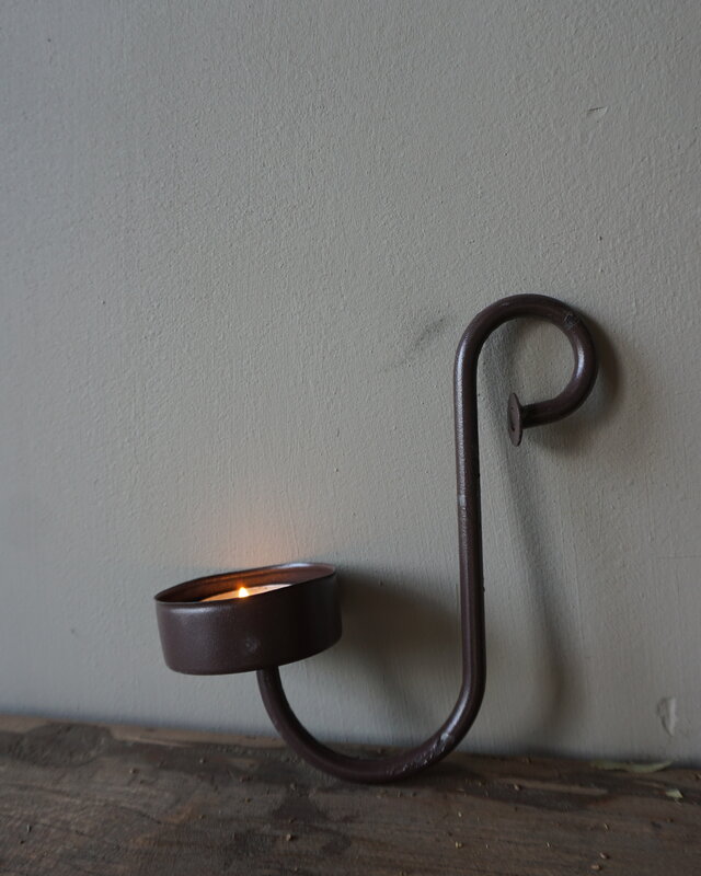 Rene Houtman Theelichthouder/Glashaak Haiki | Metaal | 16 cm