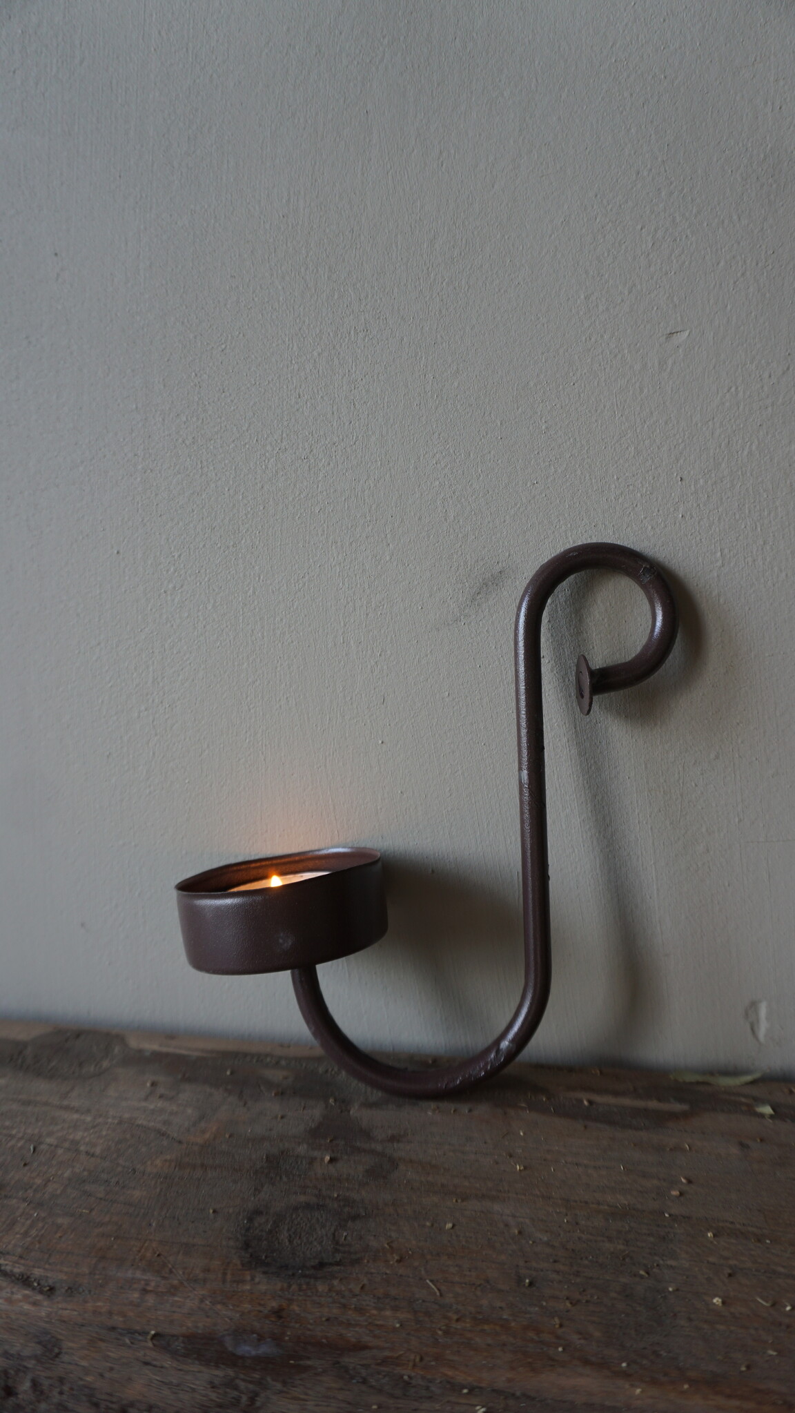 Rene Houtman Theelichthouder/Glashaak Haiki | Metaal | 16 cm