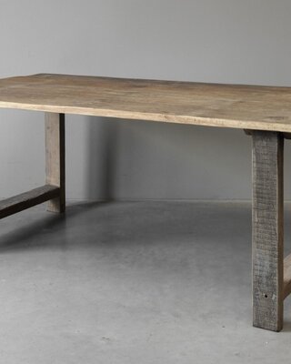 Be-Uniq Eettafel Oude Deur | Verweerd | H79xB183xD99 cm