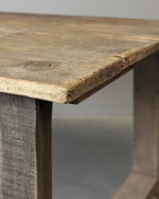 Be-Uniq Eettafel Oude Deur | Verweerd | H79xB183xD99 cm