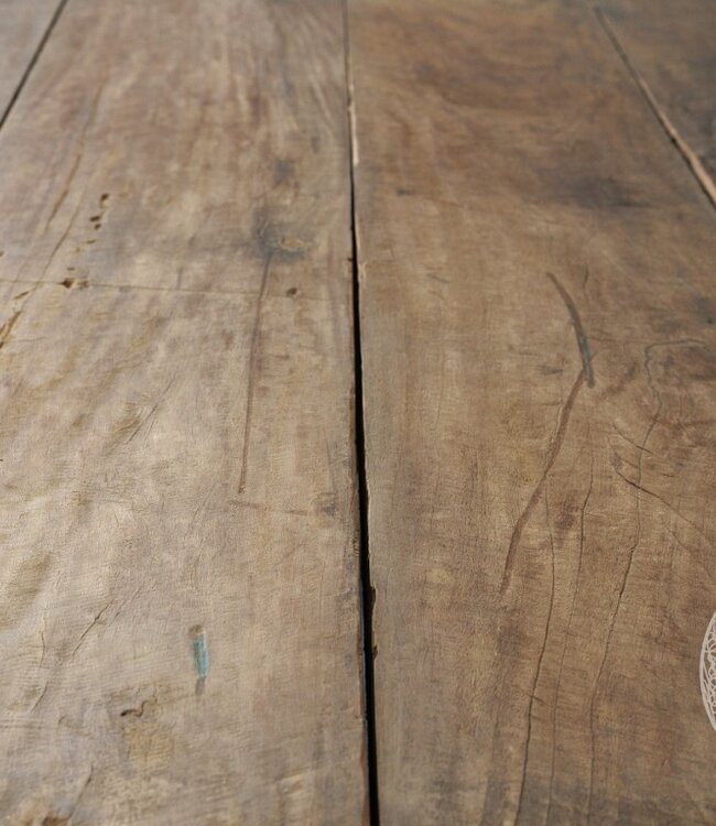 Be-Uniq Eettafel Oude Deur | Verweerd | H79xB183xD99 cm