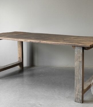 Be-Uniq Eettafel Oude Deur | Verweerd | H79xB190xD89 cm
