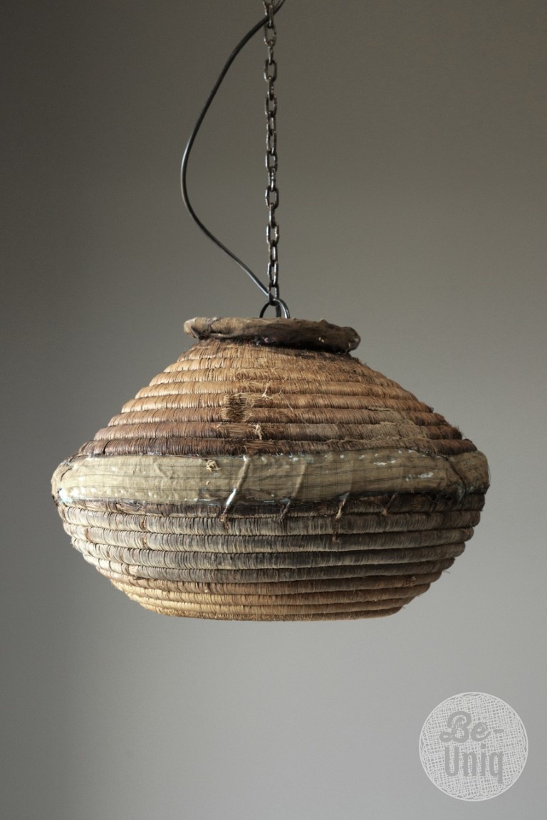 Be-Uniq Hanglamp Oude Desert Mand | India | H32xD43 cm