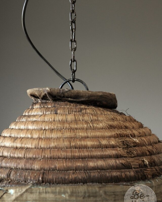 Be-Uniq Hanglamp Oude Desert Mand | India | H32xD43 cm