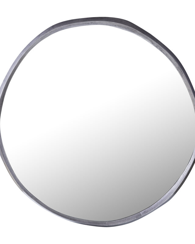 PTMD Limera Spiegel Met Rand L | Aluminium | D115 cm