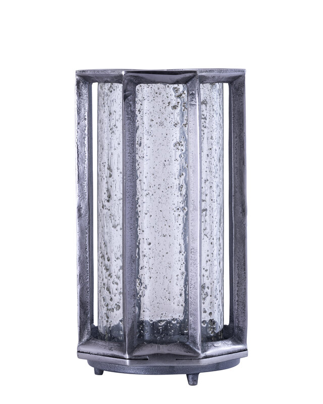 PTMD Connhal Stormlicht L | Zwart | H34 x B20 x D20 cm