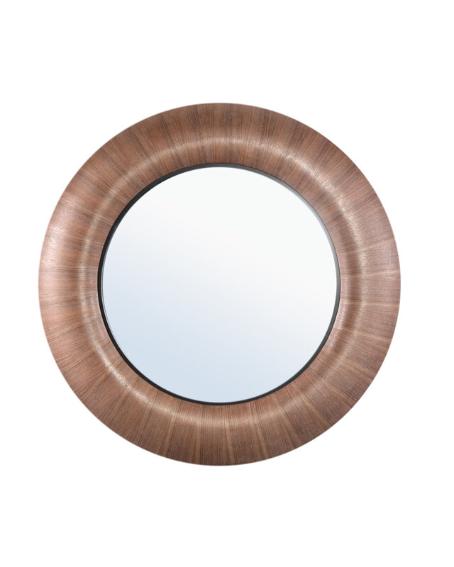 PTMD Gezzy Spiegel | Natuurlijk Hout | D110 cm