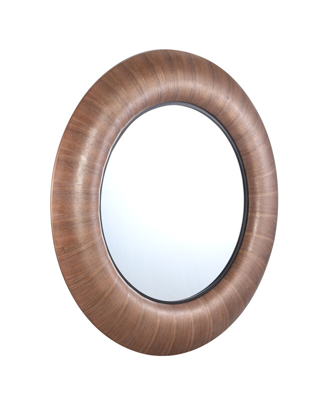 PTMD Gezzy Spiegel | Natuurlijk Hout | D110 cm