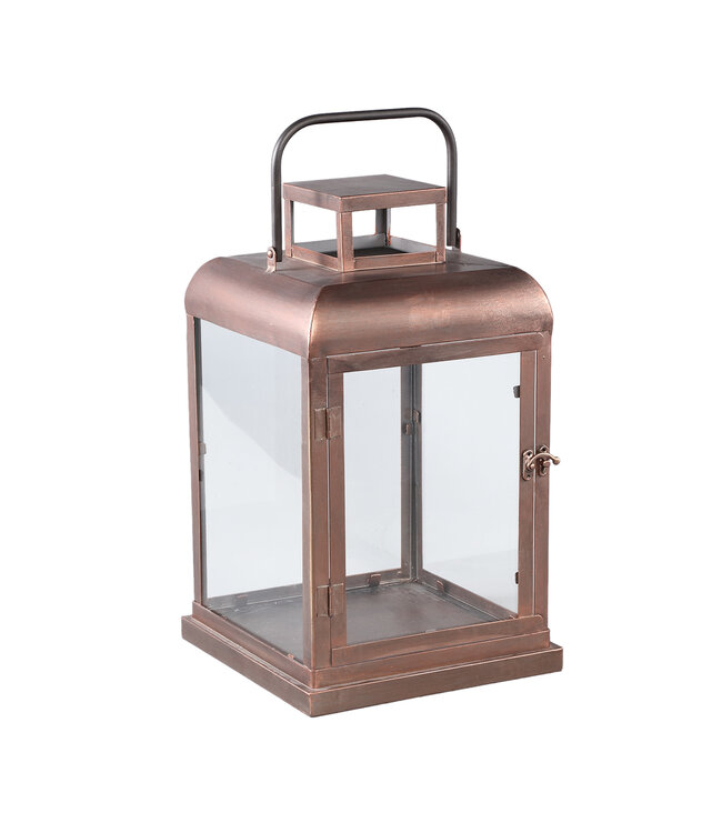 PTMD Vitoria Lantaarn L | Koper | H41 x B24 x D24 cm