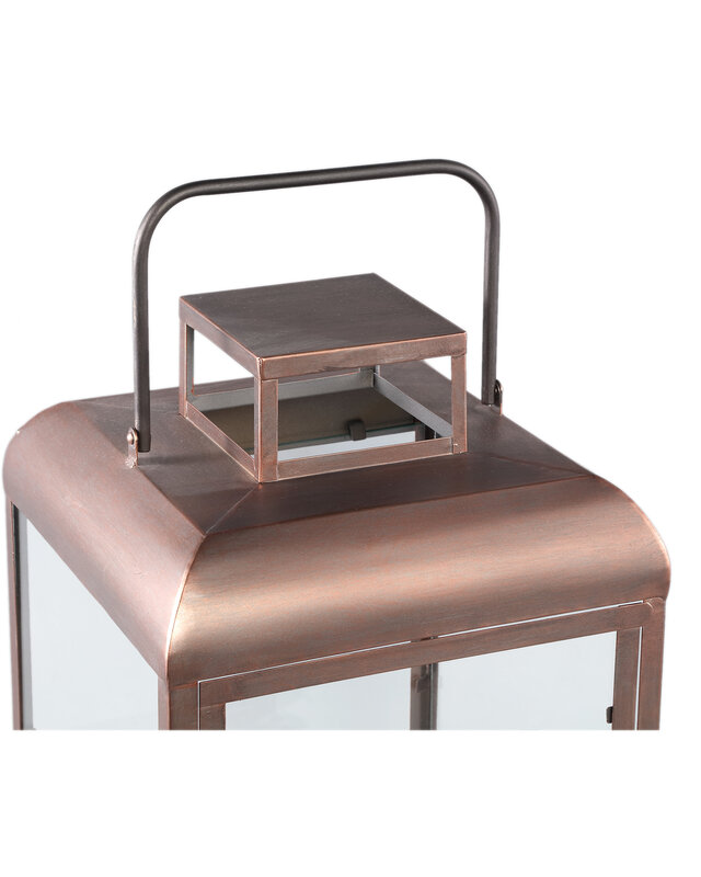 PTMD Vitoria Lantaarn L | Koper | H50 x B30 x D30 cm