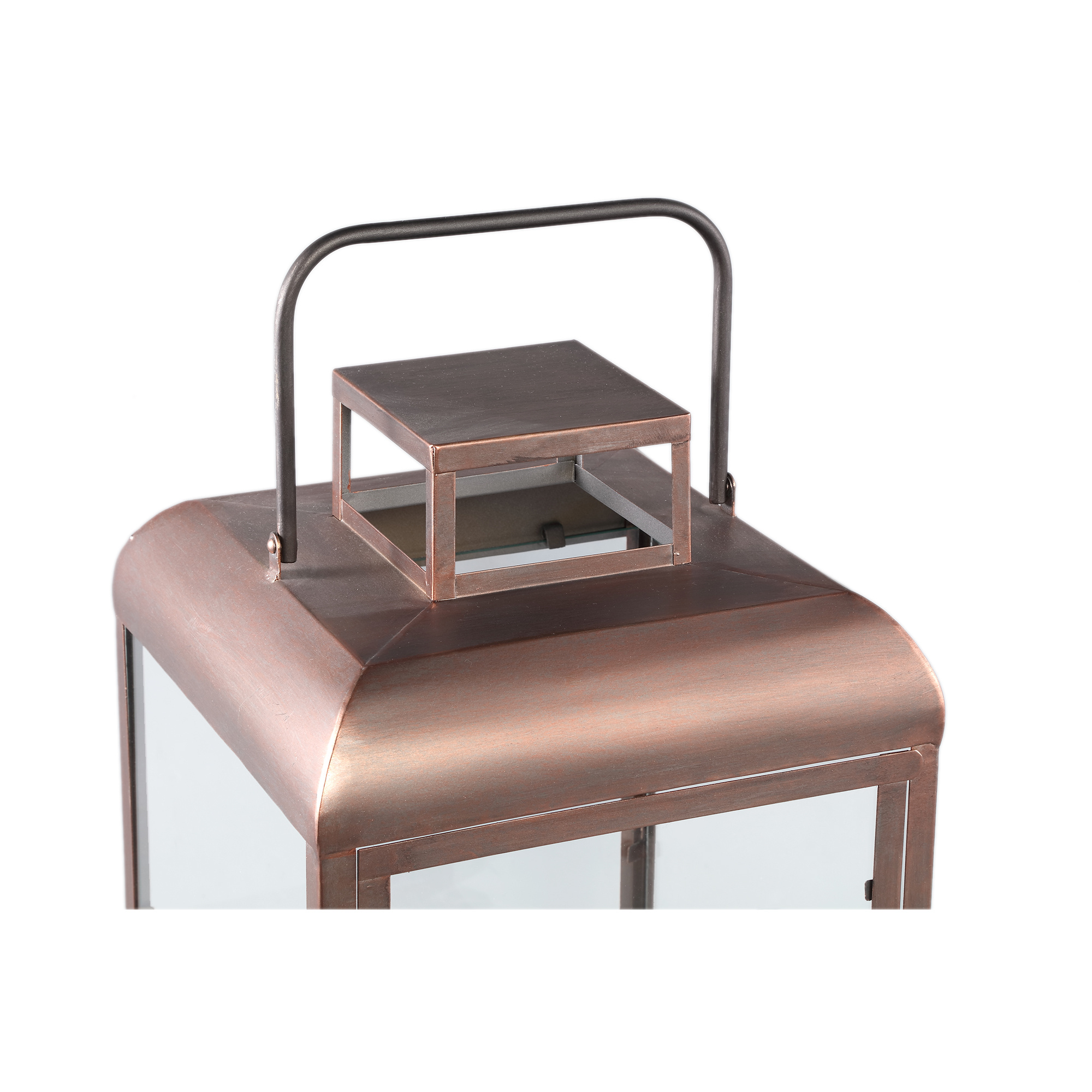 PTMD Vitoria Lantaarn L | Koper | H50 x B30 x D30 cm