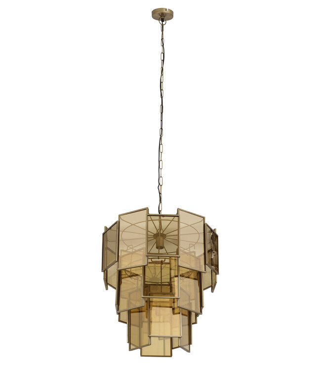 PTMD Loucas Hanglamp L | Messing | H72 x D56 cm