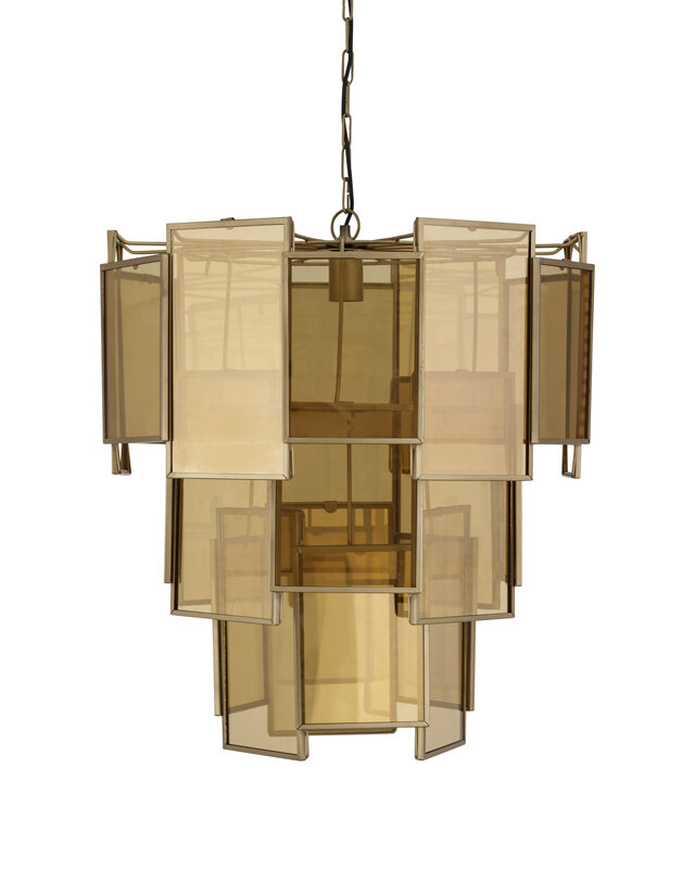 PTMD Loucas Hanglamp L | Messing | H72 x D56 cm