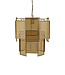 PTMD Loucas Hanglamp S | Messing | Glas | H48 x D42 cm