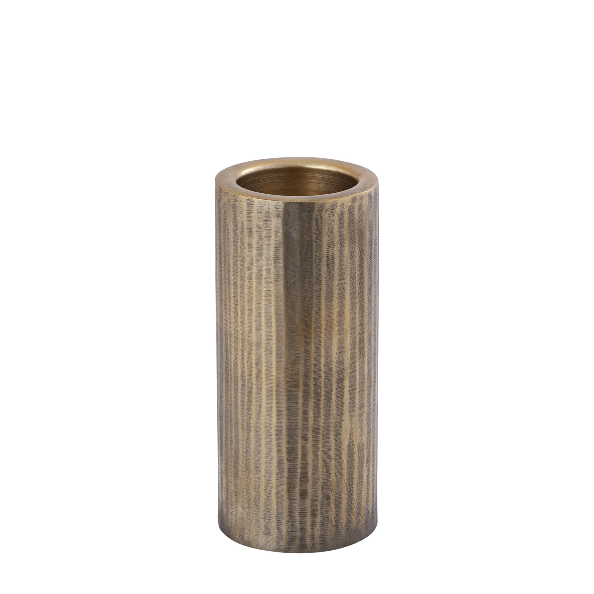PTMD Jowad Antieke Gouden aluminium kaarshouder rib M