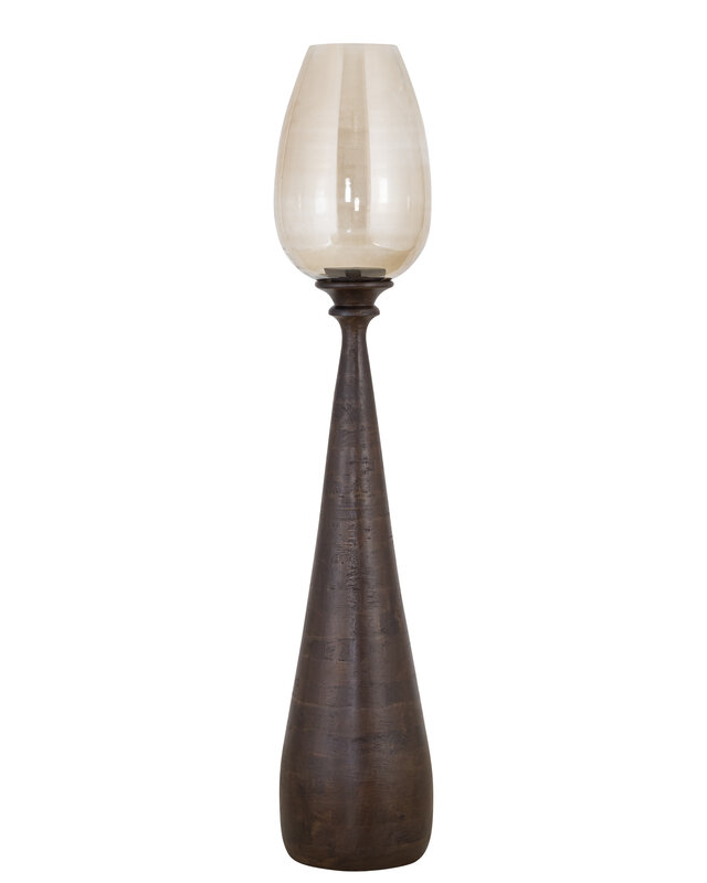 PTMD Midi Stormlicht L | Bruin | Mangohout | H120 x D25 cm