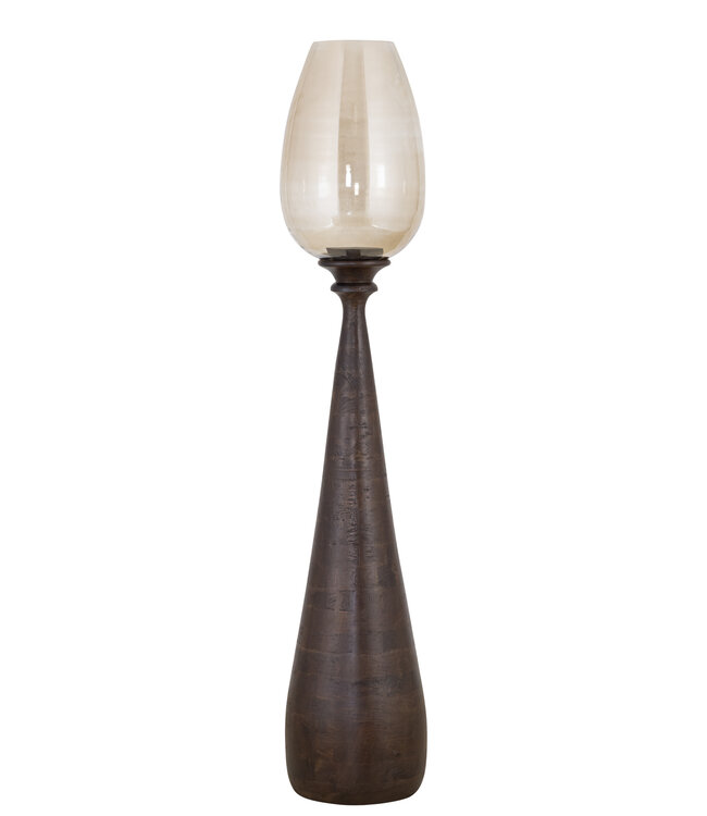 PTMD Midi Stormlicht L | Bruin | Mangohout | H120 x D25 cm