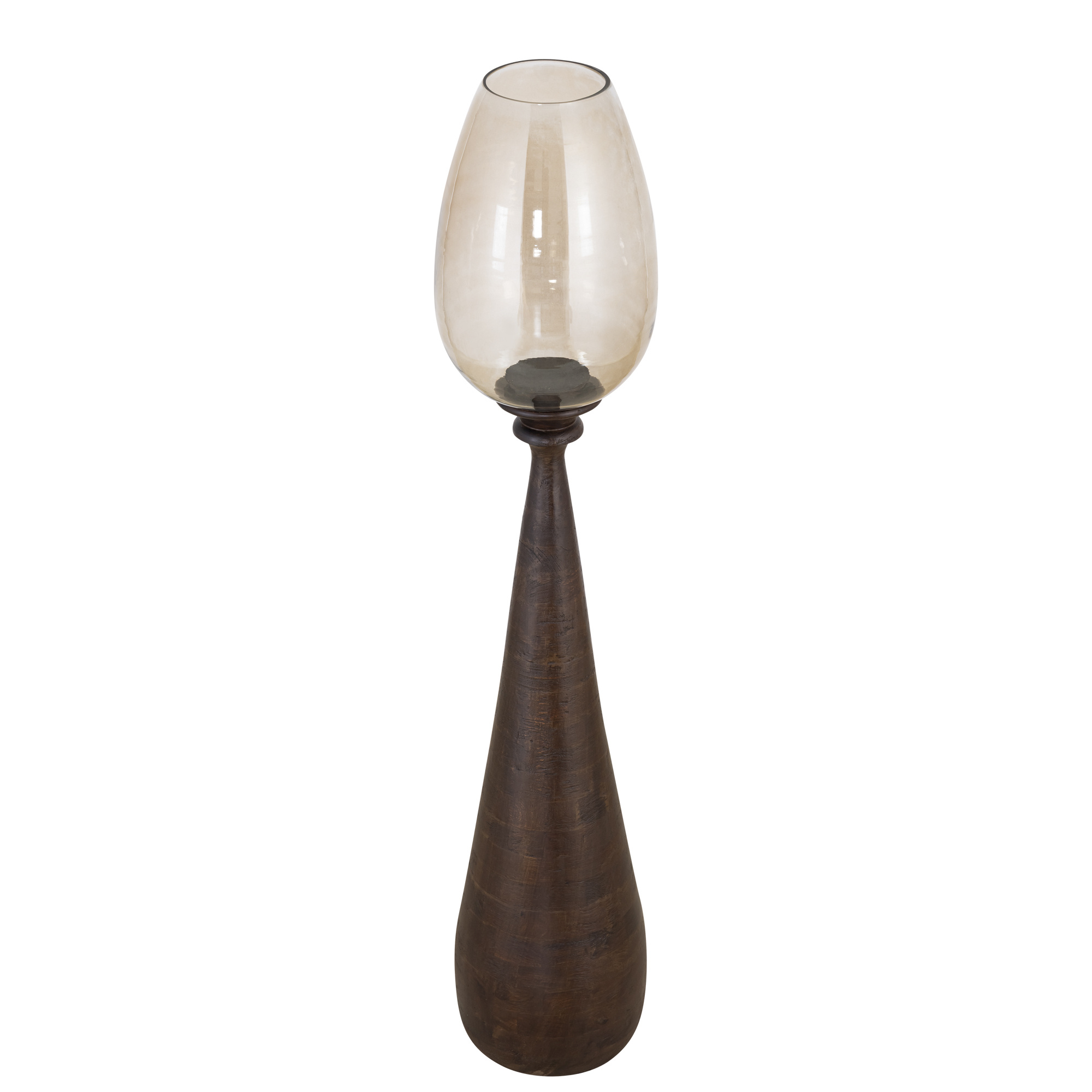 PTMD Midi Stormlicht L | Bruin | Mangohout | H120 x D25 cm